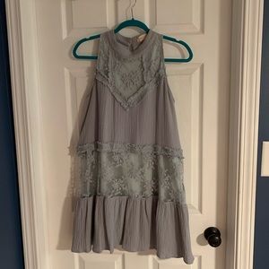 New! Light Blue Lace Altered State Dress.